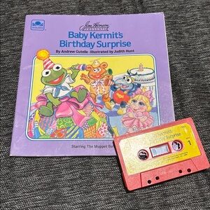 Baby Kermit's Birthday Surprise Book and Cassette Set